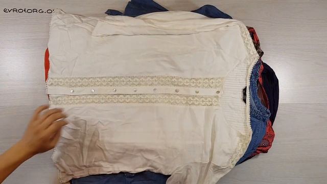 01251 Блузки Италия (длинный рукав) 2 пак 11,85 11,40€ женская одежда секонд хенд смотреть онлайн