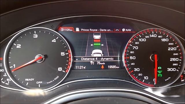 Audi A6, MY2015 - how to set up ACC and Lane Assist - kako se nastavita ACC in Lane Assist sistema смотреть онлайн