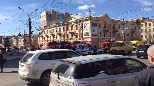 Пожар в ЗабГУ. ИнЯз горит смотреть онлайн