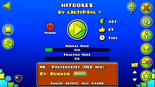 hitbox challenge | geometry dash смотреть онлайн