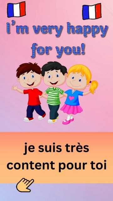 'I'm Very Happy for You' In French #shorts смотреть онлайн