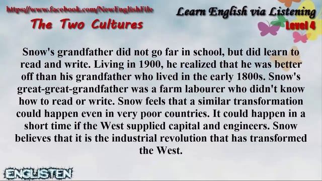 The Two Cultures Unit 37 | Learn English via Listening Level 4 смотреть онлайн