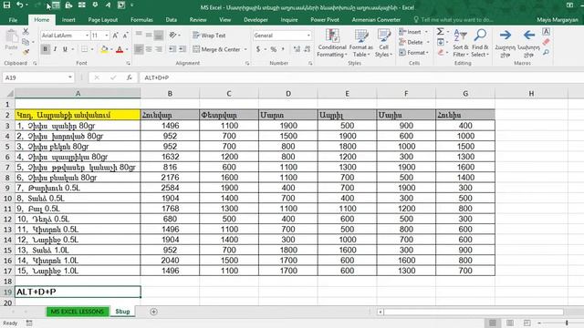 MS Excel - Մատրիցային տեսքի աղյուսակների ձևափոխումը աղյուսակայինի смотреть онлайн