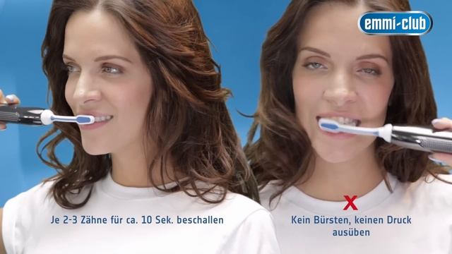 Emmi dental Ultraschall Zahnbürste - Wie wende ich es richtig an!!! смотреть онлайн