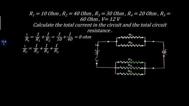 Numerical On Combination of Resistance.Electricity.Class 10 Science смотреть онлайн