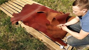 Обзор Натуральная Белорусская Кожа Юфть шорно седельная 2.6mm с выровненным цветовым тоном