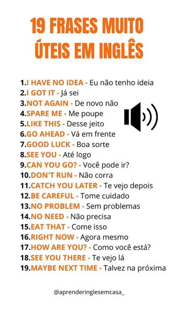 19 FRASES MUITO ÚTEIS EM INGLÊS смотреть онлайн