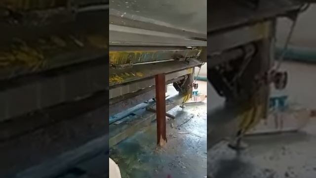 Нанесение грунта на детали детских площадок. смотреть онлайн