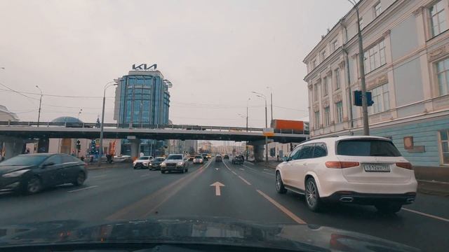 Driving Moscow 4K - Driving Through Winter Moscow, Russia, Russia | Driving Tour, Virtual Tour