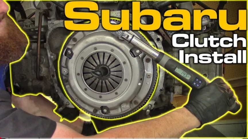 Установка сцепления Subaru смотреть онлайн