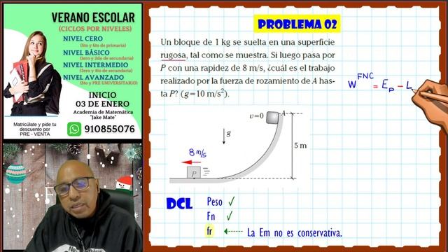 ENERGÍA MECÁNICA (Problemas UNI)