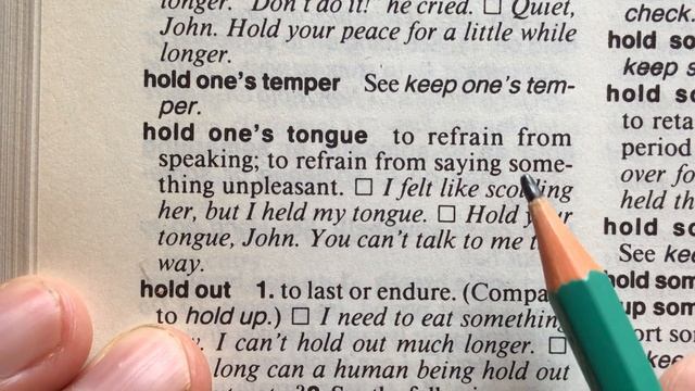 HOLD YOUR TONGUE-фраза разбор-изучение English Idiom-Английский для начинающих смотреть онлайн
