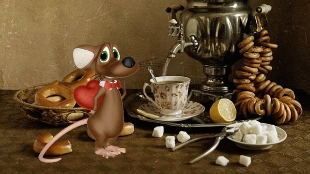 МЫШКА с СЕРДЕЧКОМ! Footage. Футаж. смотреть онлайн
