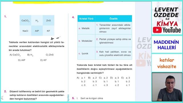 KATILAR / VİSKOZİTE ( Tyt Kimya 2022 ) смотреть онлайн