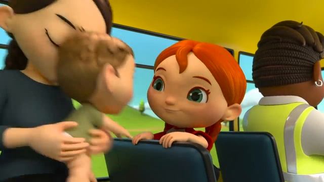 Колеса у автобуса | Мои первые уроки | Детские песни | Little Baby Bum смотреть онлайн