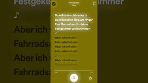 fahrradsattel (sped up+lyrics)