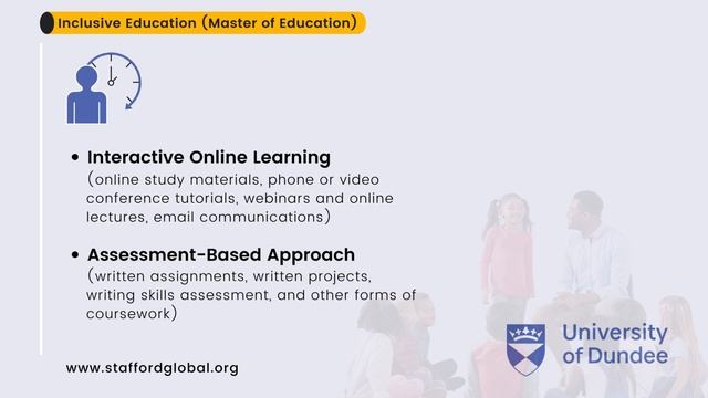 Masters in Inclusive Education (Part-time) - Master of Education (MEd) | University of Dundee (UK) смотреть онлайн