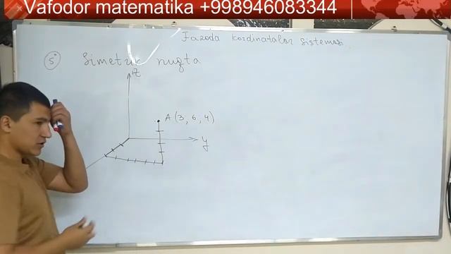 91-dars, Fazoda koordinatalar sistemasi, geometriya смотреть онлайн