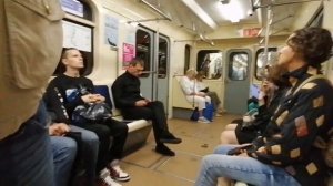 «Номерной»! Поездка в Екатеринбургском метро на метропоезде   81-717.5 (ЛВЗ/ВМ)