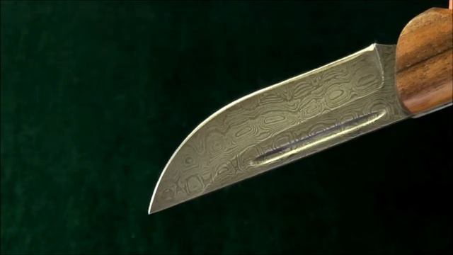 Нож складной Морвин (дамасская сталь) смотреть онлайн