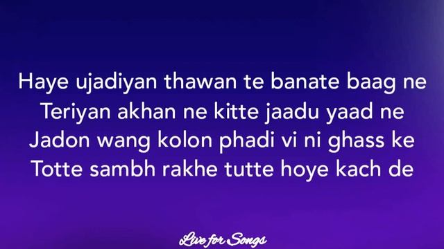WAALIYAN (LYRICS) – HARNOOR | GIFTY | THE KIDD | LYRICS | Waalian | Live for Songs смотреть онлайн