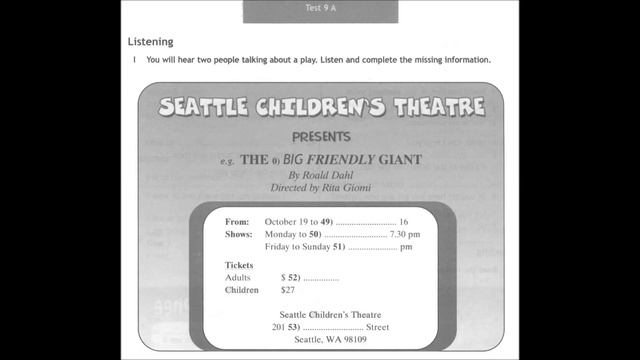 Listening 9 смотреть онлайн