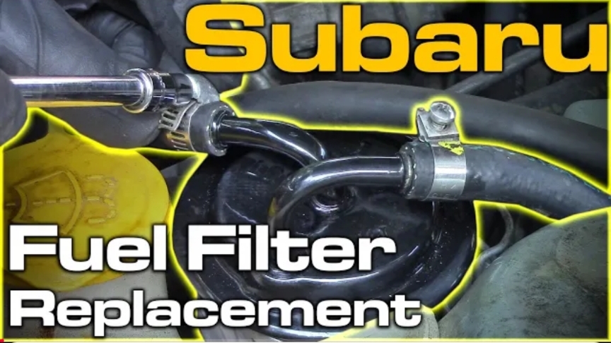 Замена топливного фильтра Subaru смотреть онлайн