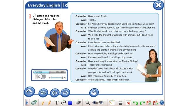 9 Grade The dialogue about career options смотреть онлайн