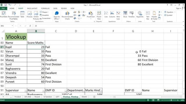 Vlookup Part 2 & Lookup Function In Excel - Class 16 смотреть онлайн