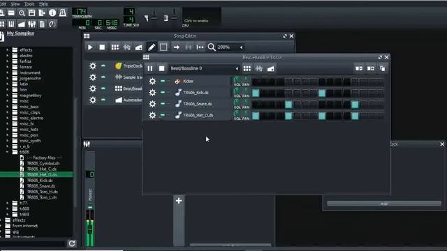 How to make a drum and bass beat in LMMS смотреть онлайн