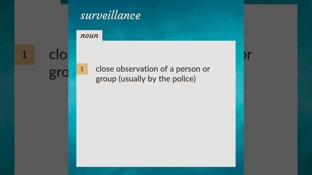 Surveillance | meaning of Surveillance смотреть онлайн
