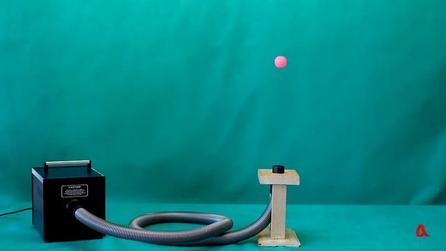 Шарик в струе