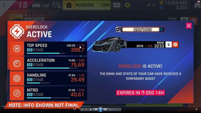 Asphalt 9 NEW Overclock Разбор Смотрим видео от Gameloft смотреть онлайн