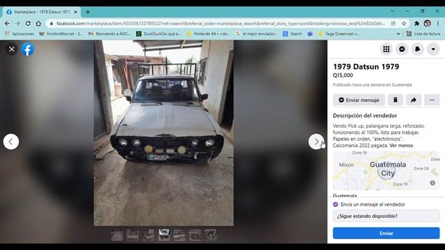 PICKUP DATSUN 620 // Comparando precios de Guatemala // 🇬🇹 смотреть онлайн