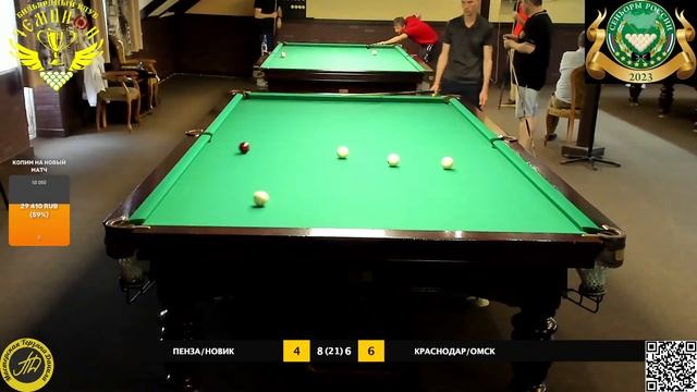 Парный всероссийский сеньорский кубок "Трестфом" КРАСНОДАР/ОМСК-ПЕНЗА/НОВИК смотреть онлайн