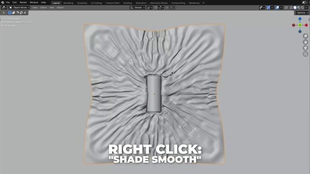 PRODUCT ANIMATION IN BLENDER 4.0 - ”CLOTH ANIMATION” - TUTORIAL #blender смотреть онлайн