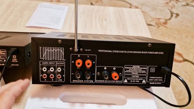 Обзор аудио-усилителя с караоке Sunbuck AV-MP326BT смотреть онлайн