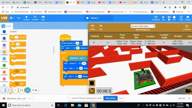 VR Vex Maze (using wait for and If/Else statements) смотреть онлайн