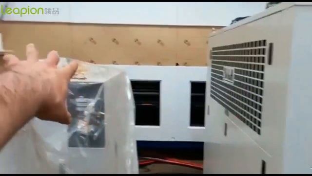 Leapion 12kw fiber laser cutting machine arrived at customer factory смотреть онлайн