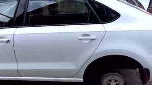 ЗАМЕНА ОТБОЙНИКОВ ЗАДНИХ АМОРТИЗАТОРОВ Volkswagen polo sedan