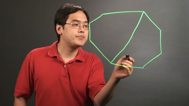 How to Cut an Octagon Through Two Opposite Angles : Math Instruction смотреть онлайн