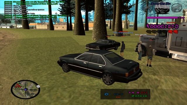 Еноты грабят дальнобоев || Server IX смотреть онлайн