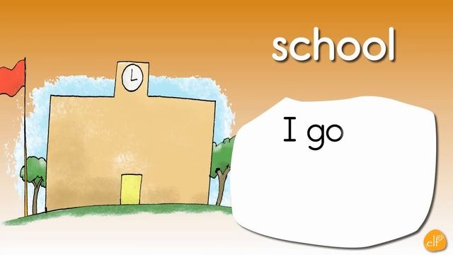 Learn My School Vocabulary : Phrases 2 -  Listen & Repeat - ELF Learning - ELF Kids Videos