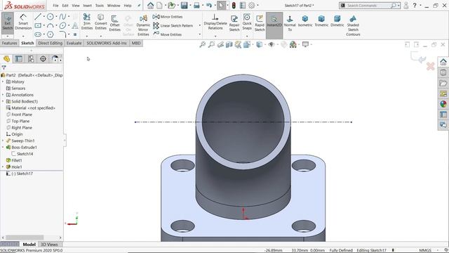 SolidWorks Tutorial for Beginners exercise 115 смотреть онлайн