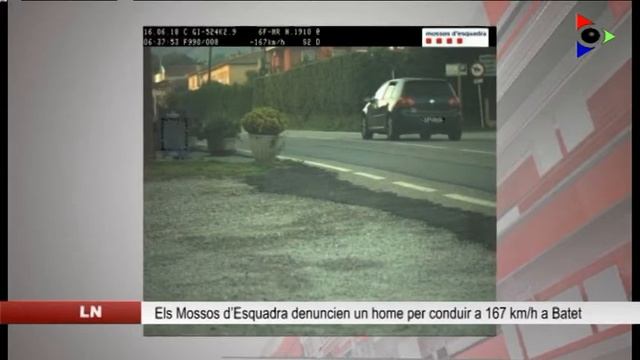 Els Mossos d’Esquadra denuncien penalment un home per conduir a 167 km/h a Batet смотреть онлайн