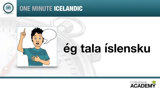 How to say "I speak Icelandic" - One Minute Icelandic Lesson 3 смотреть онлайн