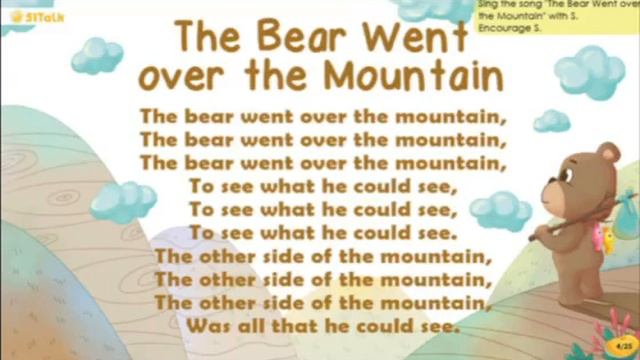 THE BEAR WENT OVER THE MOUNTAIN 51Talk with Lyrics смотреть онлайн