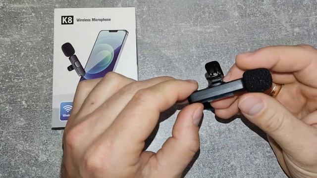Безпровідний мікрофон петличний K8 Wireless Microphone для Android пристроїв до 20 метрів смотреть онлайн