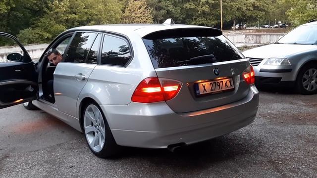 BMW 320d E91 M47 exhaust смотреть онлайн