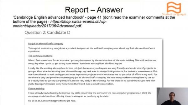 How To Write A Report C1 Advanced (CAE)